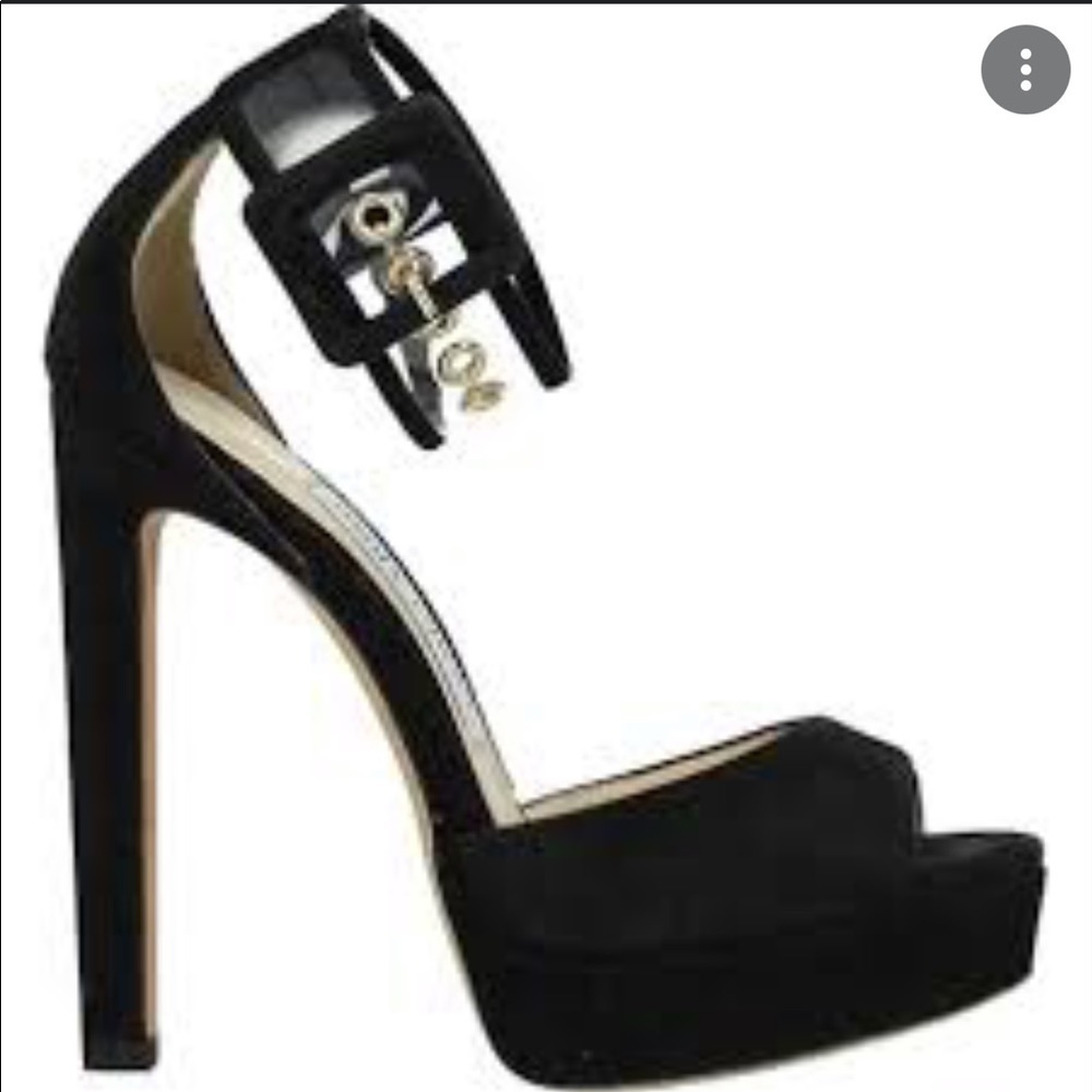 🎀HP🎀 Jimmy Choo suede platform pvc heels Mayner